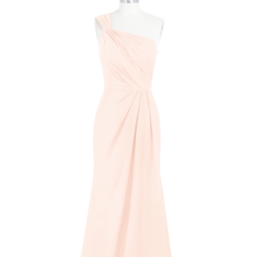 Azazie Carissa Pearl Pink Dress Homecoming Formal